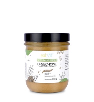 Naturalne masło orzechowe z orzechów laskowych - pasta z orzechów laskowych smooth 350g