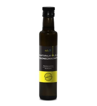 Naturalny olej słonecznikowy tłoczony na zimno 250ml