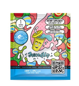 Suplement diety JuicedUp bezkofeinowy o smaku Wiśnia-Jabłko 1 porcja