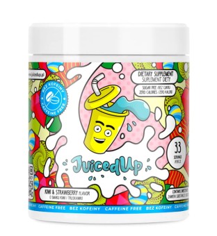 Suplement diety JuicedUp bezkofeinowy o smaku kiwi - truskawka 33 porcje