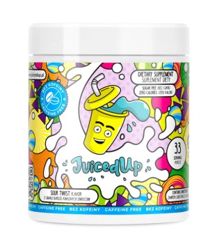 Suplement diety JuicedUp bezkofeinowy Sour Twist 33 porcje