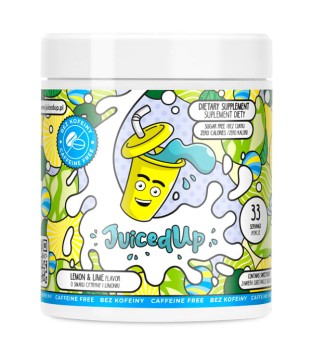 Suplement diety JuicedUp bezkofeinowy o smaku Cytryna - Limonka 33 porcje