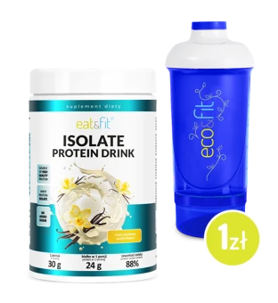 Zestaw wybrany odżywka białkowa PROTEIN + shaker eco&fit za 1 zł